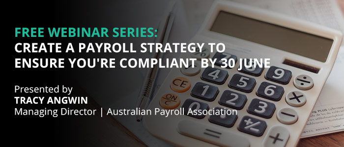 Payroll webinar series with Tracy Angwin